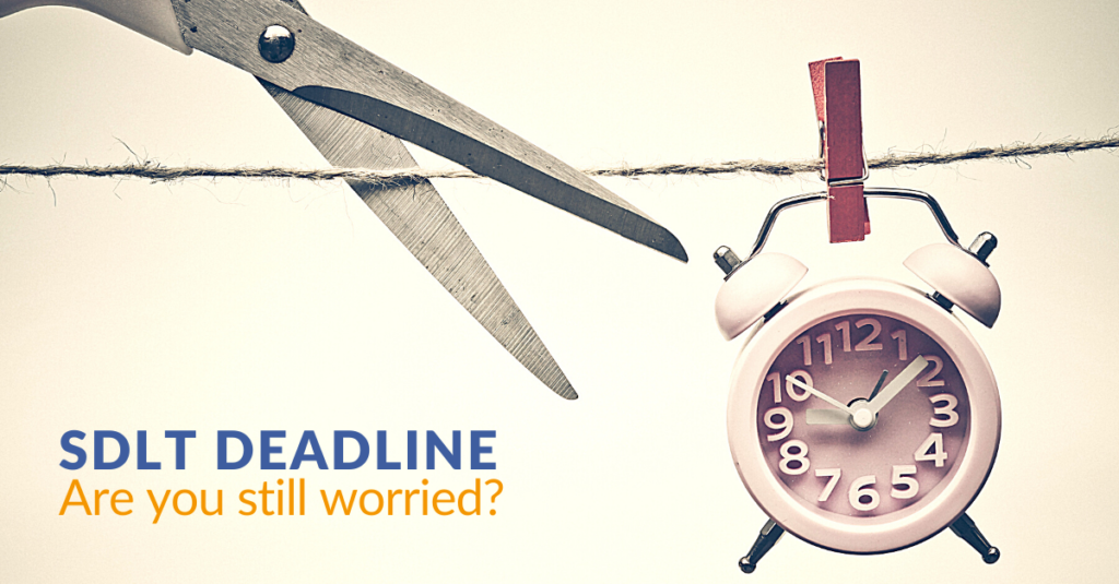 Are you still worried about the SDLT deadline? Image