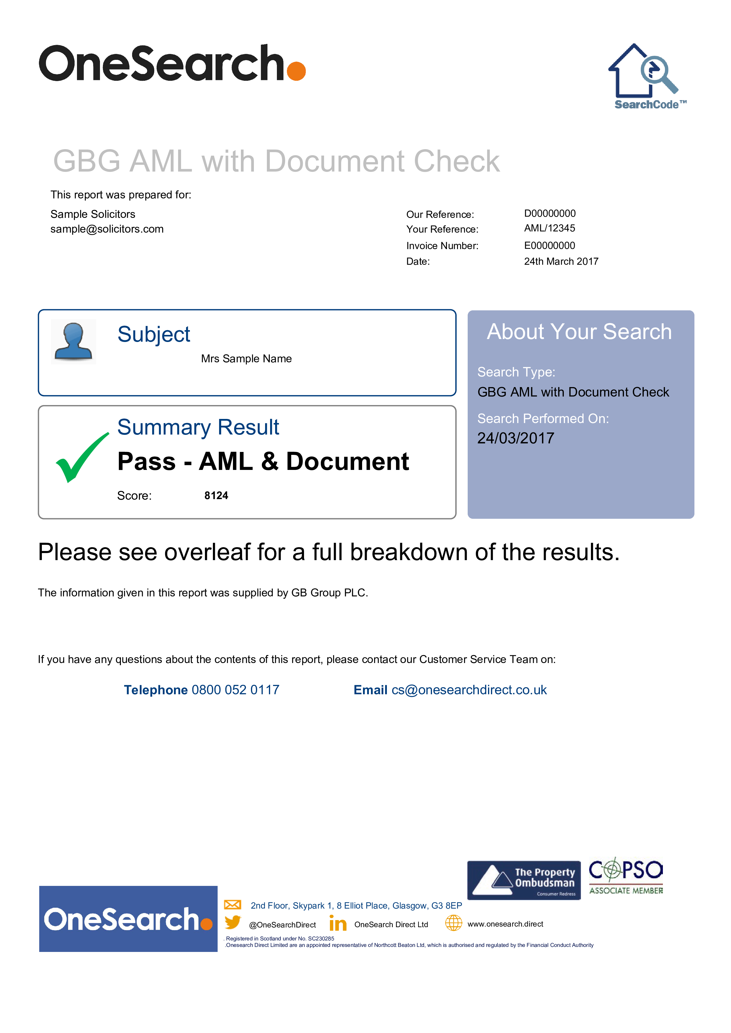 GBG AML with Document Check Image
