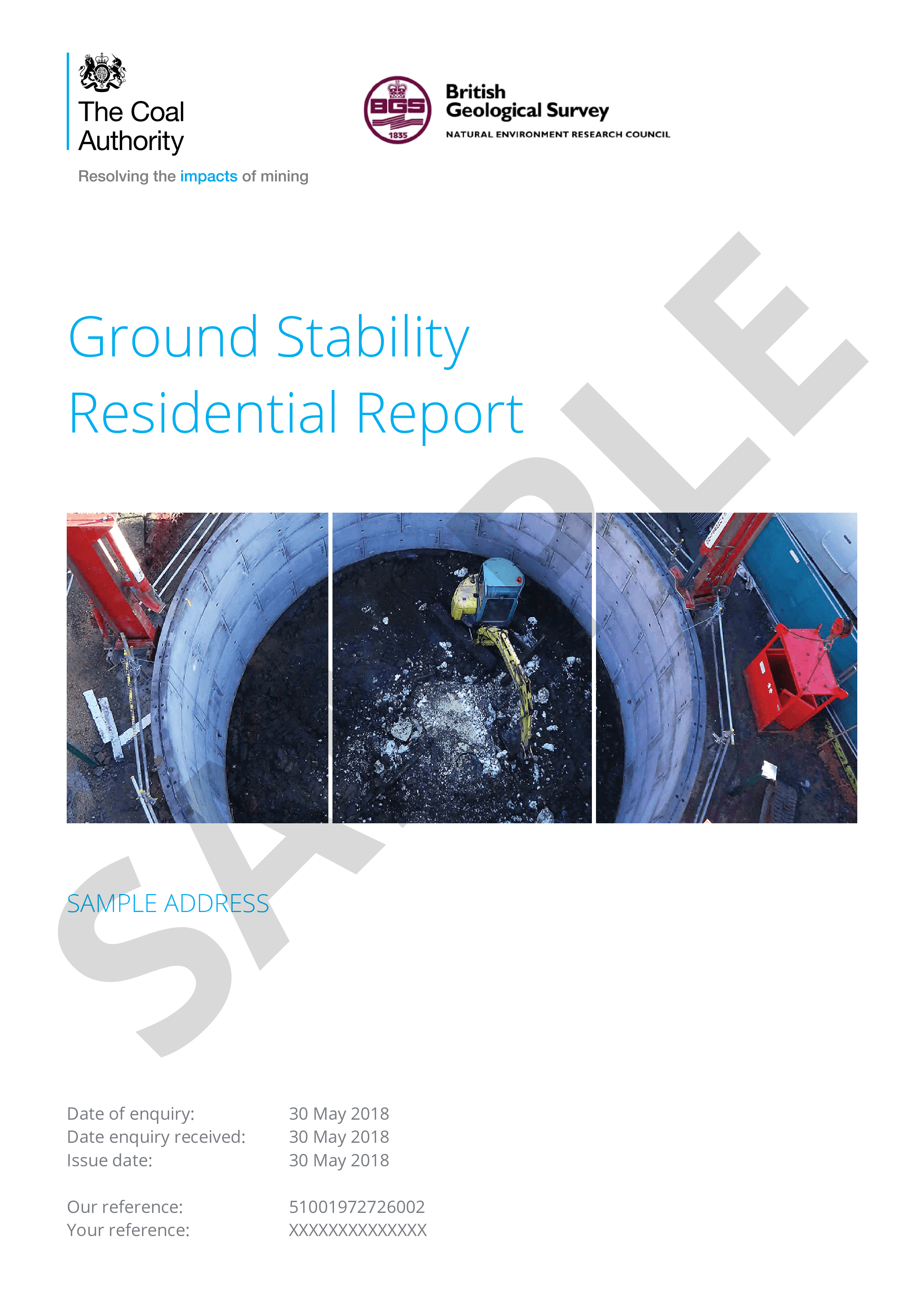 Coal Authority Ground Stability Report Image
