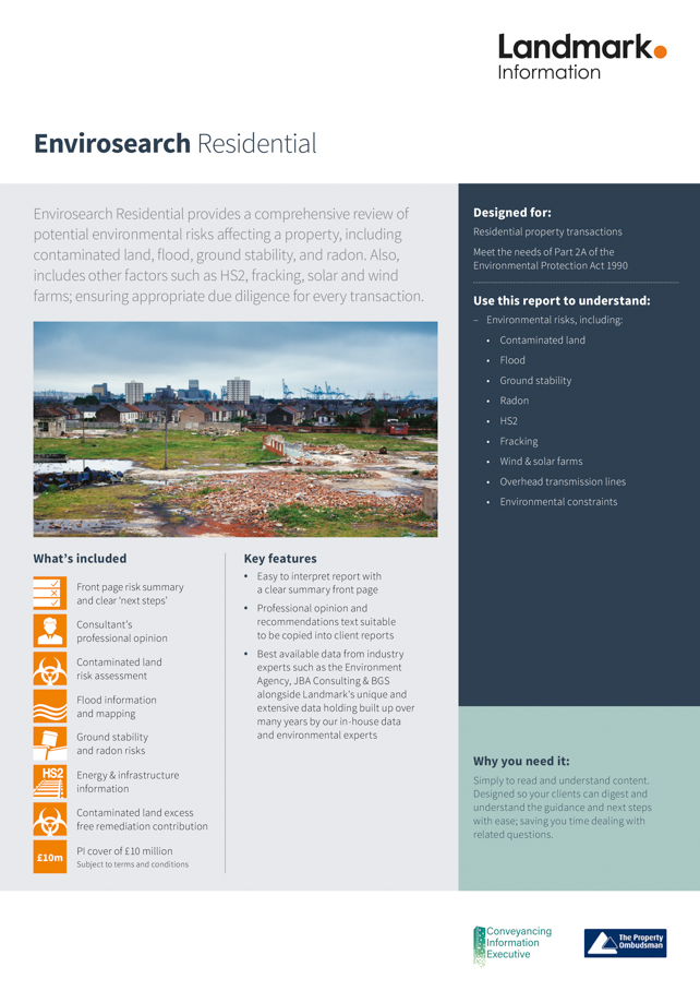 Landmark Envirosearch, Landmark Planning, and Mining and Subsidence Combined Image
