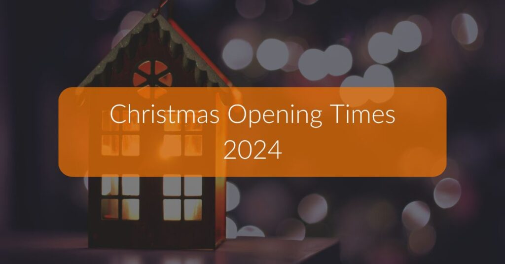 Christmas Opening Times 2024 Image