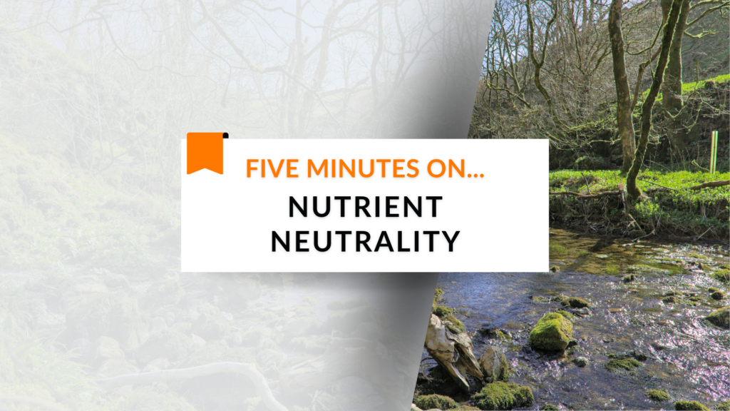 Five Minutes On… Nutrient Neutrality