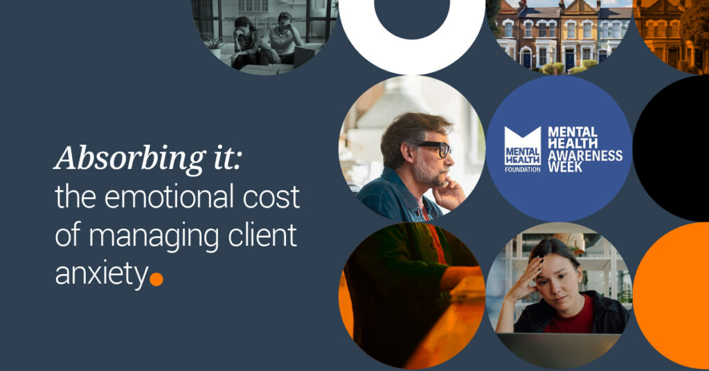 Absorbing it: the emotional cost of managing client anxiety