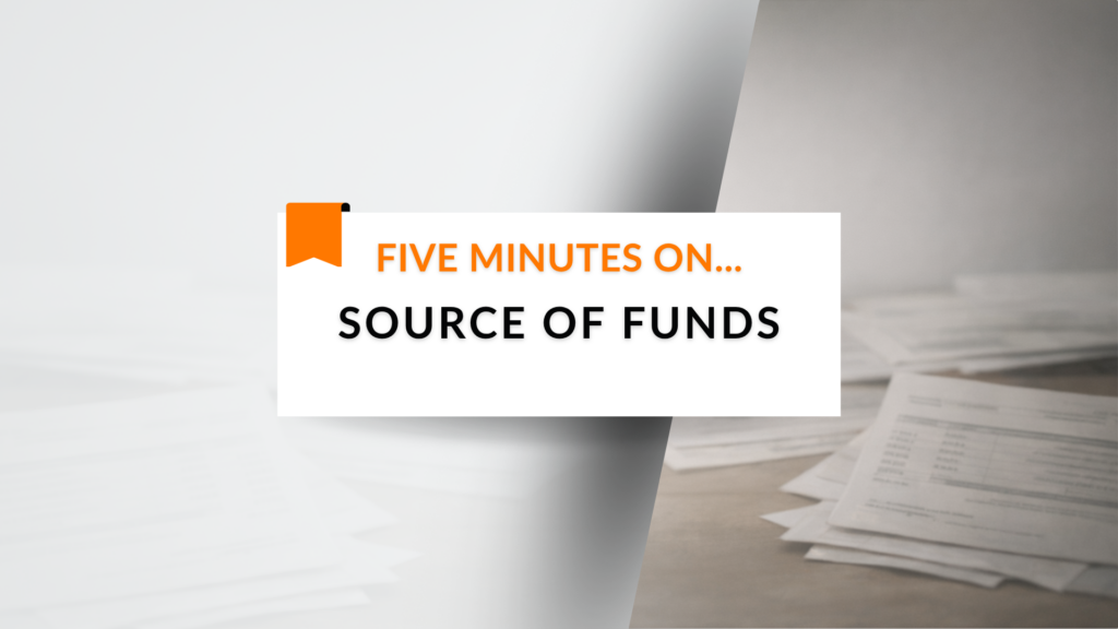 Five Minutes On… Source of Funds Image
