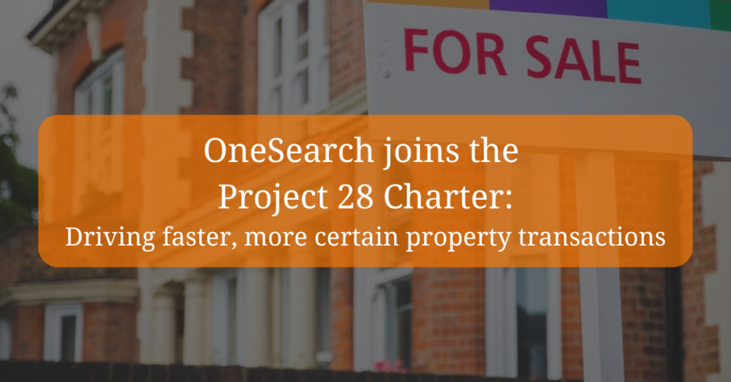 OneSearch joins the Project 28 Charter: Working together to reshape the homebuying process